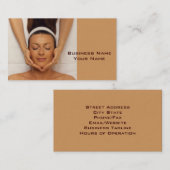 Massage-Therapeut-Visitenkarte Visitenkarte (Vorne/Hinten)