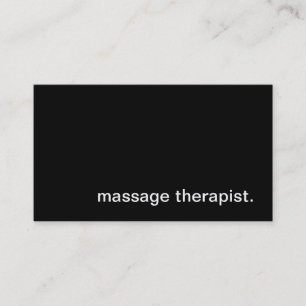 Massage-Therapeut-Visitenkarte Visitenkarte