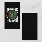 Massage-TherapeutCaduceus - körperlicher Therapeut Visitenkarte (Vorne/Hinten)