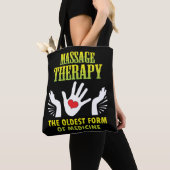 Massage Therapie älteste Form der Medizin Funny Ge Tasche (Von Nahem)