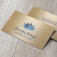 Massage Therapie Blue Lotus Moderner Goldsalon