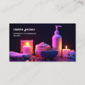 Massage Therapie Custom QR Visitenkarte (Vorderseite)