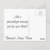 Massage Therapie Dankeschön Karte (Rückseite)