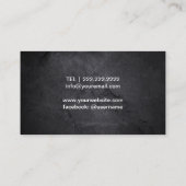 Massage Therapie Elegante Lotus Heilung Salon Visitenkarte (Rückseite)