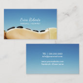 Massage Therapie Elegante Schönheit Wellness-Cente Visitenkarte (Vorne/Hinten)