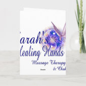 Massage-Therapie-Geburtstags-Karte Karte (Rückseite)