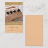 Massage-Therapie-Geschäfts-Karte des Visitenkarte (Vorne/Hinten)