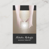 Massage Therapie Gold Reiki Energy Healing WELLNES Visitenkarte (Vorderseite)