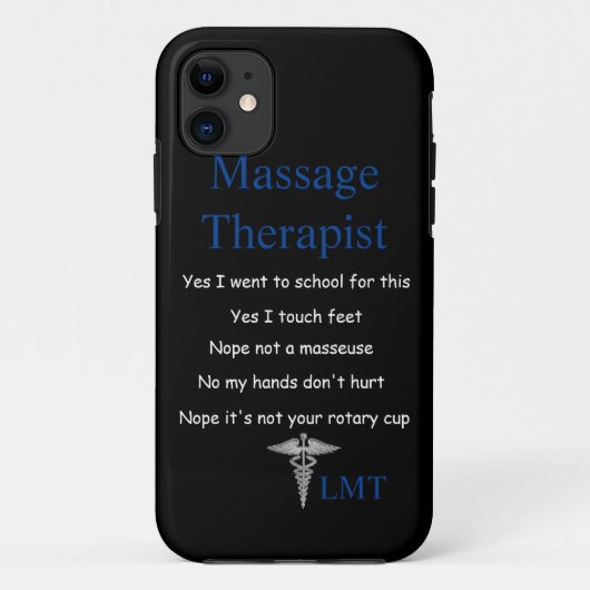 Massage-Therapie IPhone Fall Case-Mate iPhone Hülle (Rückseite)