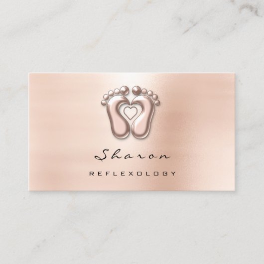 Massage Therapie Reflexologie Therapeut soziale Ha Visitenkarte (Vorderseite)