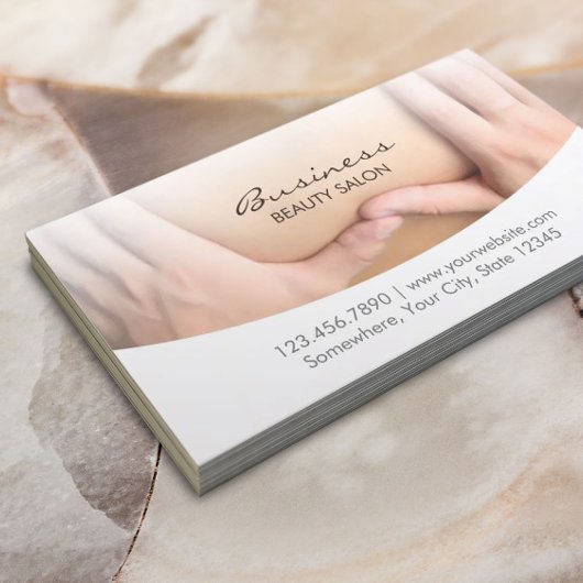 Massage Therapie Salon WELLNESS-CENTER Ernennung Terminkarte