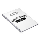 Massage-Therapie seit 3.000 B.C.E. Notizblock (Rechte Seite)