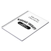 Massage-Therapie seit 3.000 B.C.E. Notizblock (Linke Seite)