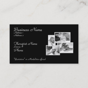 Massage-Therapie-Verabredungs-Visitenkarte Terminkarte