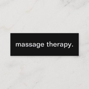 Massage-Therapie-Visitenkarte Mini Visitenkarte