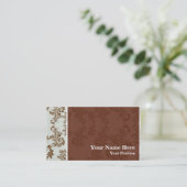 Massage-Therapie-Visitenkarte Visitenkarte (Stehend Vorderseite)