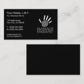 Massage-Therapie-Visitenkarten Visitenkarte (Vorne/Hinten)