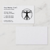 Massage-Therapie-Visitenkarten Visitenkarte (Vorne/Hinten)