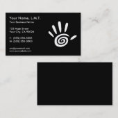 Massage-Therapie-Visitenkarten Visitenkarte (Vorne/Hinten)