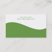 Massage-Therapie-Visitenkarten Visitenkarte (Rückseite)