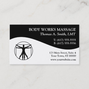 Massage-Therapie-Visitenkarten Visitenkarte