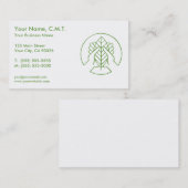 Massage-Therapie-Visitenkarten Visitenkarte (Vorne/Hinten)