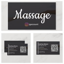 Massage-Therapie-Vorlagen-Design