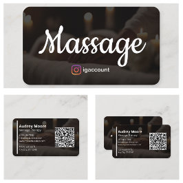Massage Therapie Vorlagen Massage Therapeuten Visitenkarte