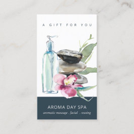 MASSAGE-THERAPIEBESCHEINIGUNG FÜR ORCHID STONE WEL VISITENKARTE