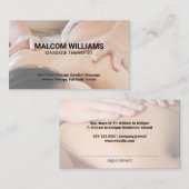 Massage Therapieplan Terminkarte (Vorne/Hinten)