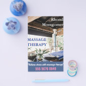 Massage Therapist Business Advertising Flyer (Einzeln)