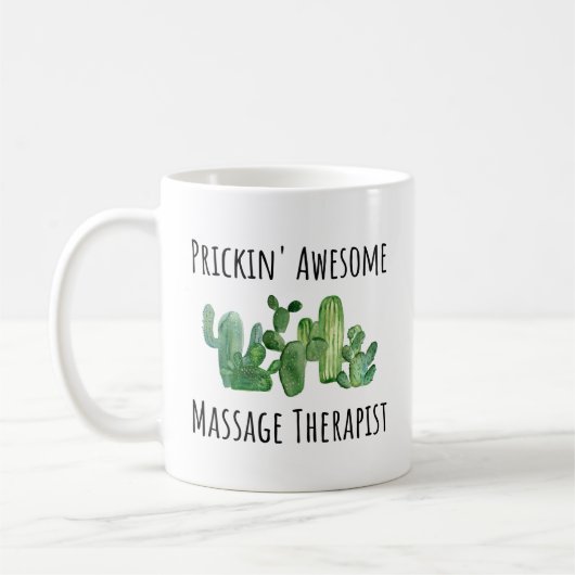 Massage Therapist Geschenk Vielen Dank Wertschätzu Kaffeetasse (Links)