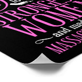 Massage Therapist Massage Therapie Gott gefunden d Poster (Ecke)