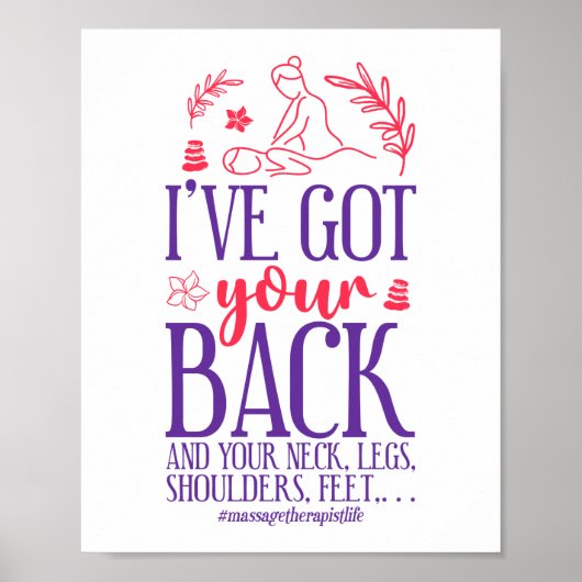 Massage Therapist Massage-Therapie habe ich Got Poster (Vorne)