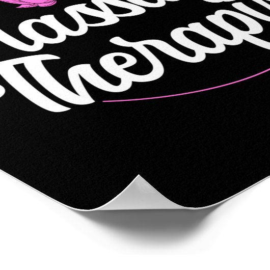 Massage Therapist Massage Therapie lizenzierte Mas Poster (Ecke)