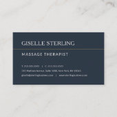 Massage Therapist Office Appointment Reminder Terminkarte (Vorderseite)