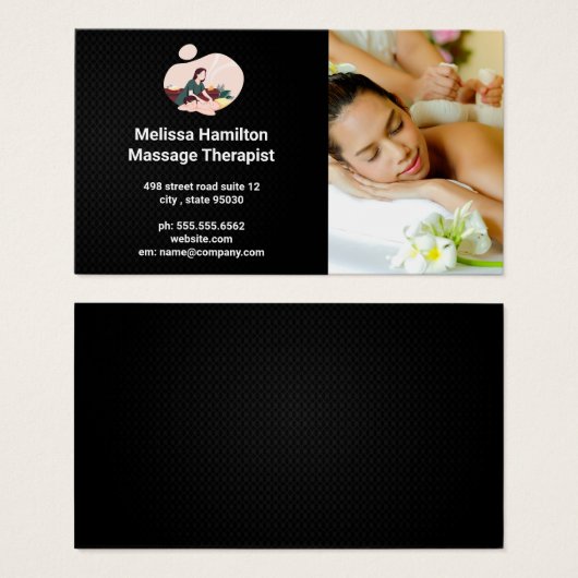 Massage Therapist | Spa Logo (Vorne & Hinten)