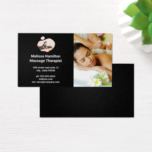 Massage Therapist | Spa Logo (Schreibtisch)