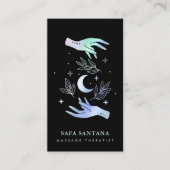 Massage Therapist Wellness-Center Heilung Hände Ho Visitenkarte (Vorderseite)