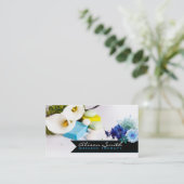 Massage Therapy Business card Visitenkarte (Stehend Vorderseite)