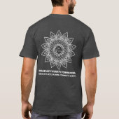 Massage Therapy Foundation Mandala T-Shirt (Rückseite)