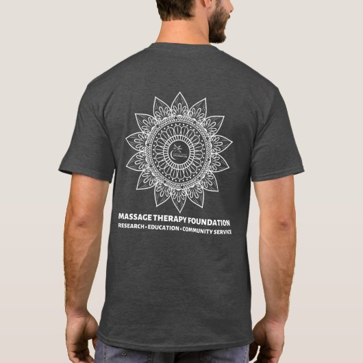 Massage Therapy Foundation Mandala T-Shirt (Rückseite)