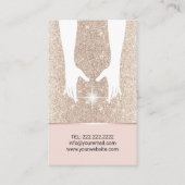 Massage Therapy Healing Hands Wellness-Center Gold Visitenkarte (Rückseite)