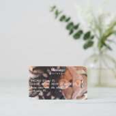 Massage Therapy Heilung Hände Botanische Gesundhei Visitenkarte (Stehend Vorderseite)