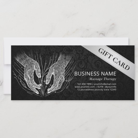 Massage Therapy Heilung Hände Energie Wellness-Cen (Vorderseite)