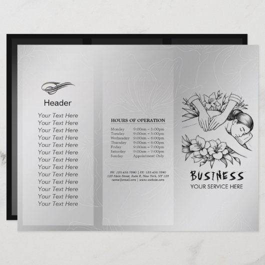 Massage Therapy Heilung Hände Energie Wellness-Cen (Vorne/Hinten)