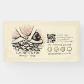 Massage Therapy Heilung Hände Energie Wellness-Cen Banner (Horizontal)