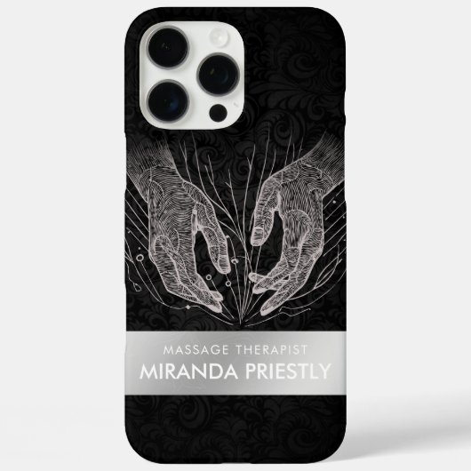 Massage Therapy Heilung Hände Energie Wellness-Cen Case-Mate iPhone Hülle (Rückseite)