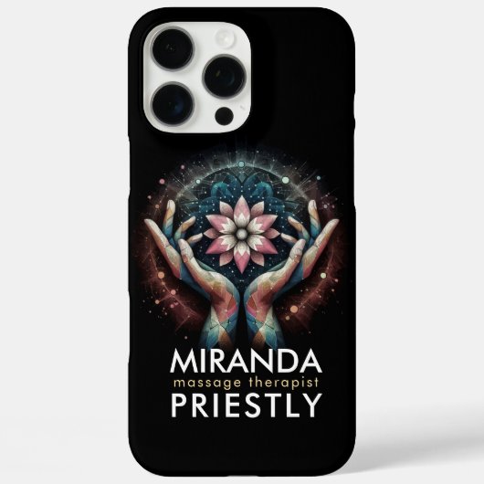 Massage Therapy Heilung Hände Energie Wellness-Cen Case-Mate iPhone Hülle (Rückseite)
