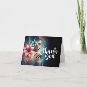 Massage Therapy Heilung Hände Energie Wellness-Cen Dankeskarte